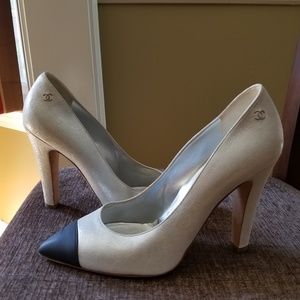 Chanel Metallic Pumps, size 39 , Pre fall 2015